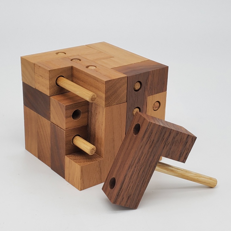 Logical Progression Interlocking Cube by Rick Eason and Eric Fuller