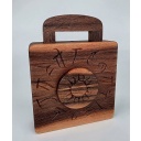 Patagonian rosewood Rune Lock