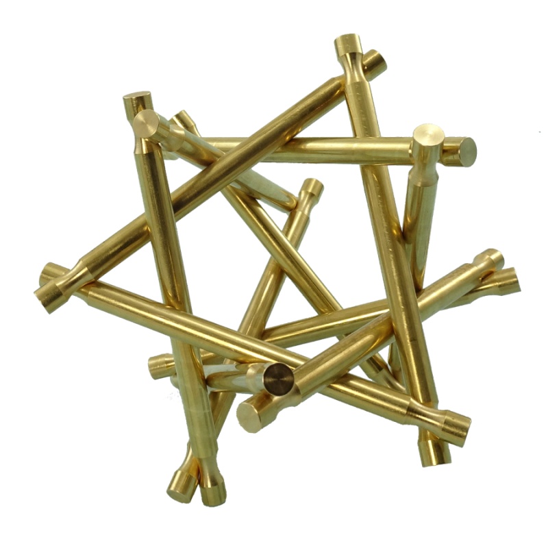 Nova Plexus - Brass Puzzle Sculpture