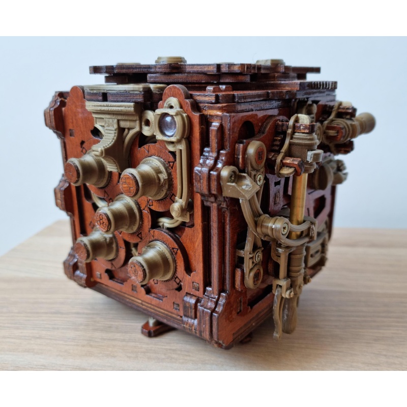 Steampunk Puzzle Box Mecanigma