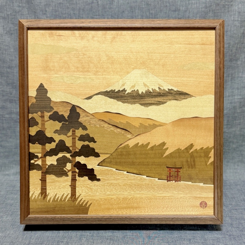 Secret Panel Box (Large) Lake Ashi & Mt.Fuji