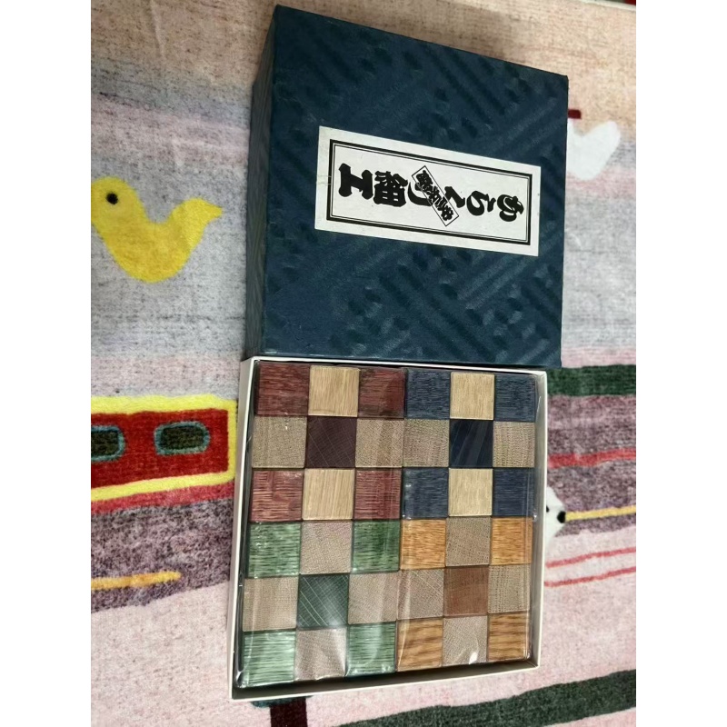 Karakuri Zaiku (Mechanism Craft) - Anbei by Akio Kamei - Dice Assembly Puzzle Set