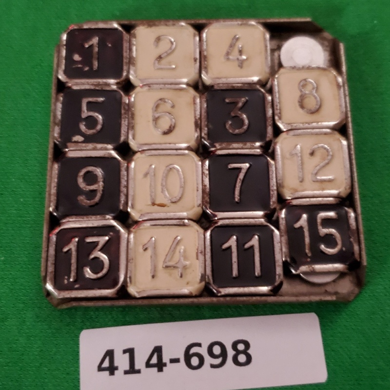 Antique Metal 15 Puzzle