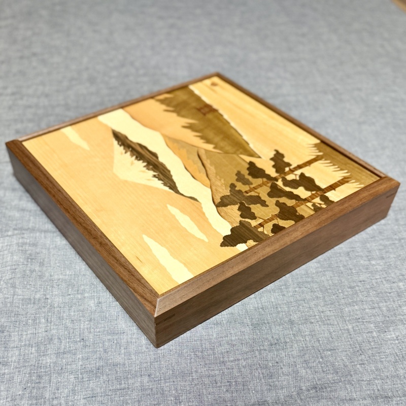 Secret Panel Box (Large) Lake Ashi & Mt.Fuji