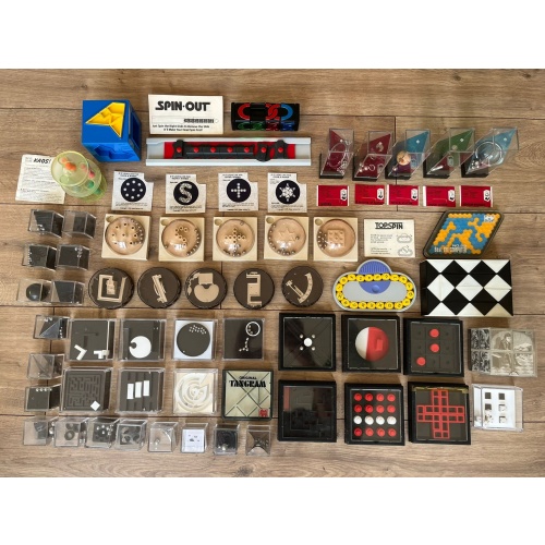 50+ vintage puzzles
