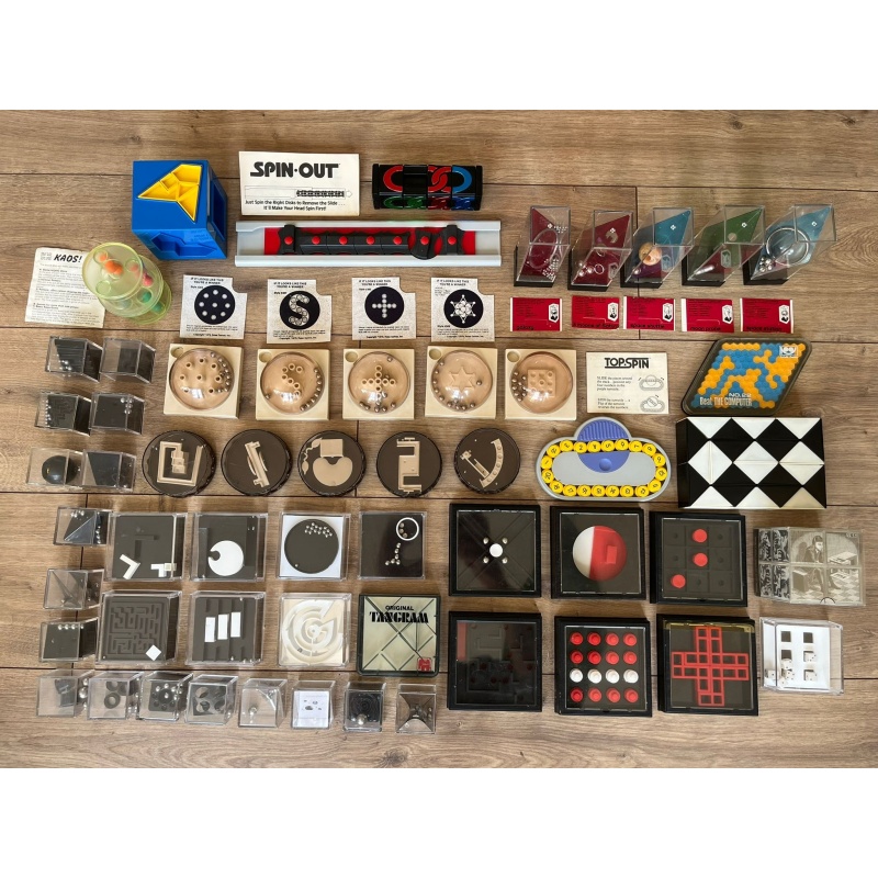 50+ vintage puzzles
