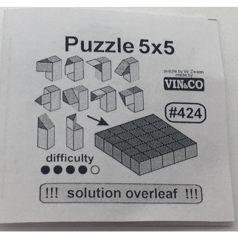 Vinco 5x5 puzzle