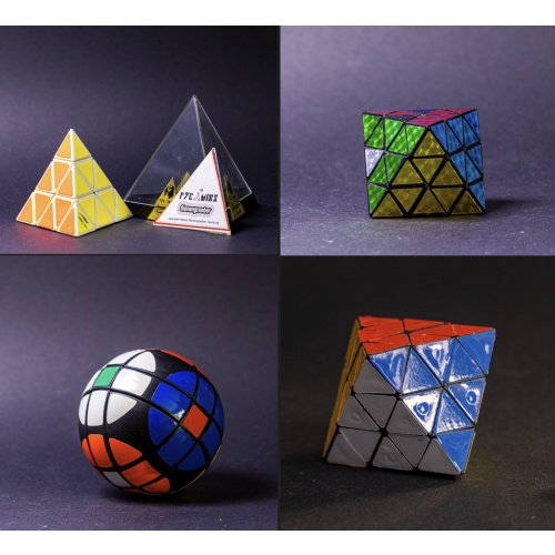Set of 4 Twisty Puzzles