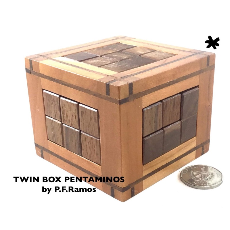 Twin Pentominos Into A Light Box - Primitivo Familiar Ramos by Brian Menold