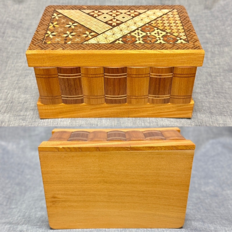 Book Type Secret Box Japanese traditional Yosegi
