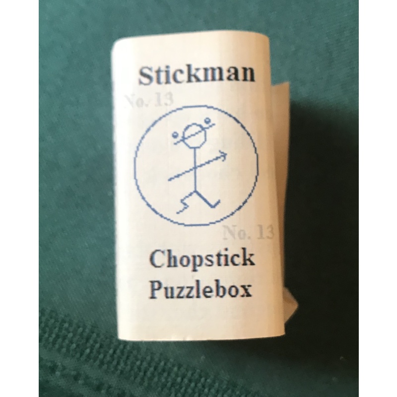 Stickman 13 Chopstick Puzzlebox by Robert Yarger