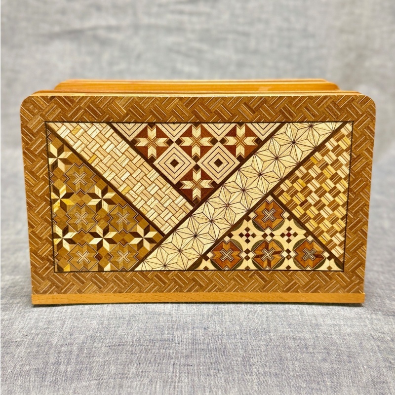 Book Type Secret Box Japanese traditional Yosegi