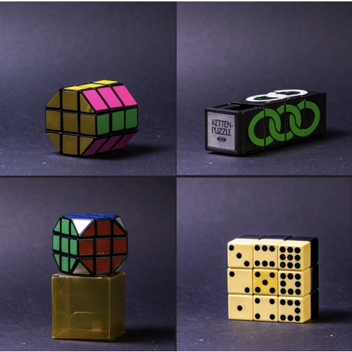 Set of 4 Twisty puzzles