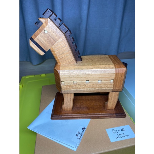 Karakuri A horse with a warrior