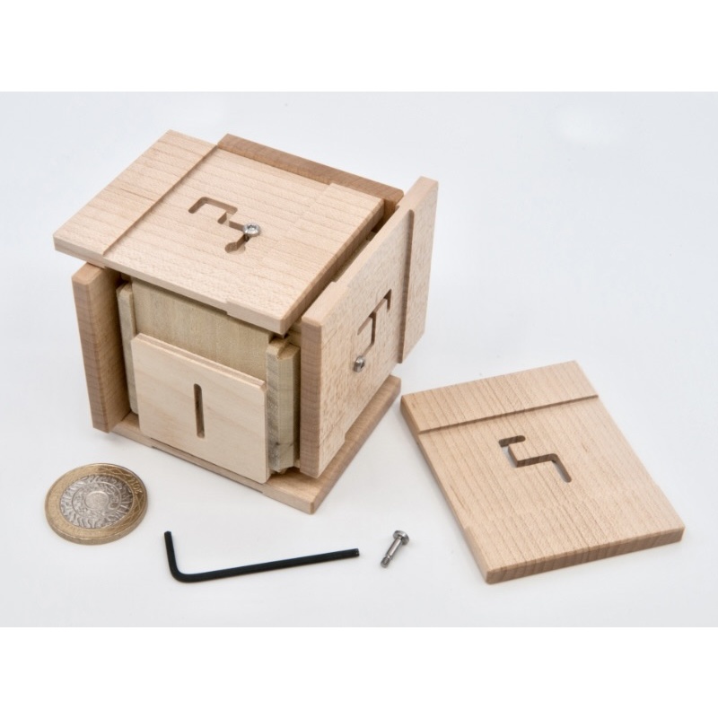 Rune Cube Puzzle Box by Kagen Sound