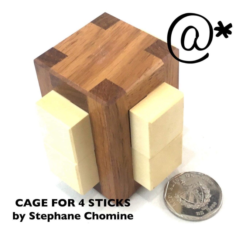 Cage for 4 Sticks - Stéphane Chomine by Cubicdissection
