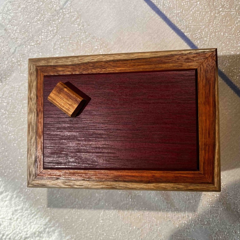 Blinded II - Canary Wood and Purple Heart