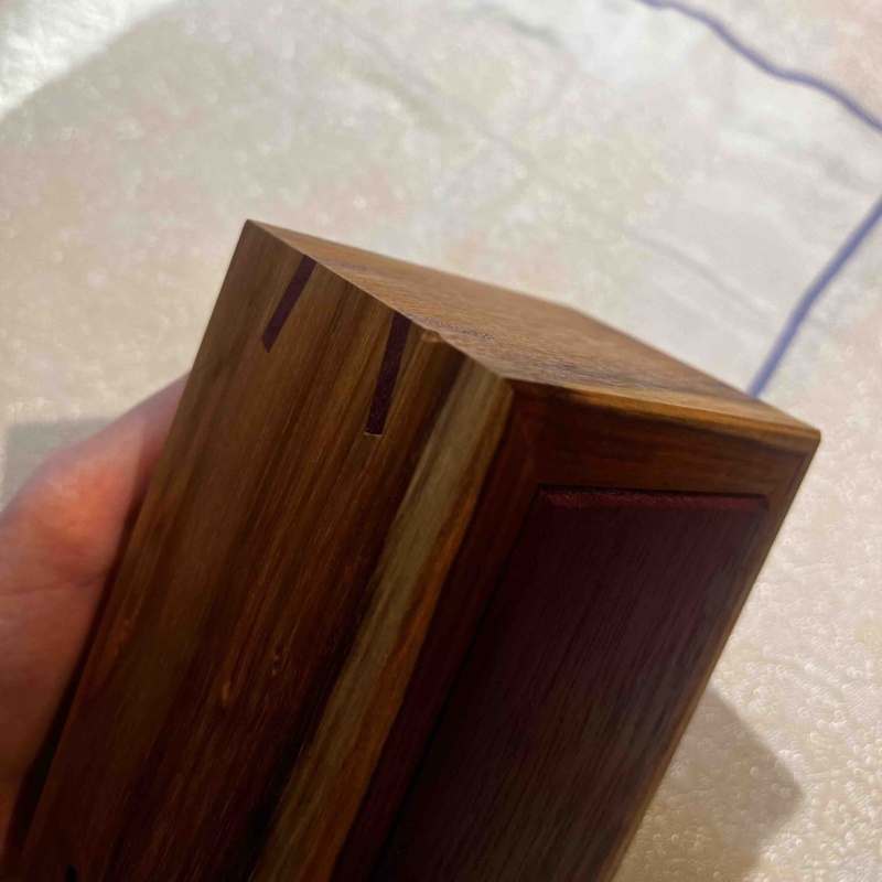 Blinded II - Canary Wood and Purple Heart