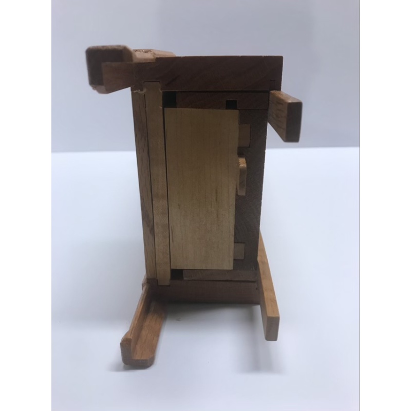 Stickman No. 6 Grandfather Clock Puzzle Box by Robert Yarger