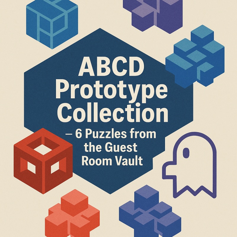 ABCD Prototype Collection – 6 Puzzles from the Guest Room Vault