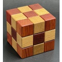 Checker Cube by Akio Kamei (2001 Karakuri Christmas Gift)