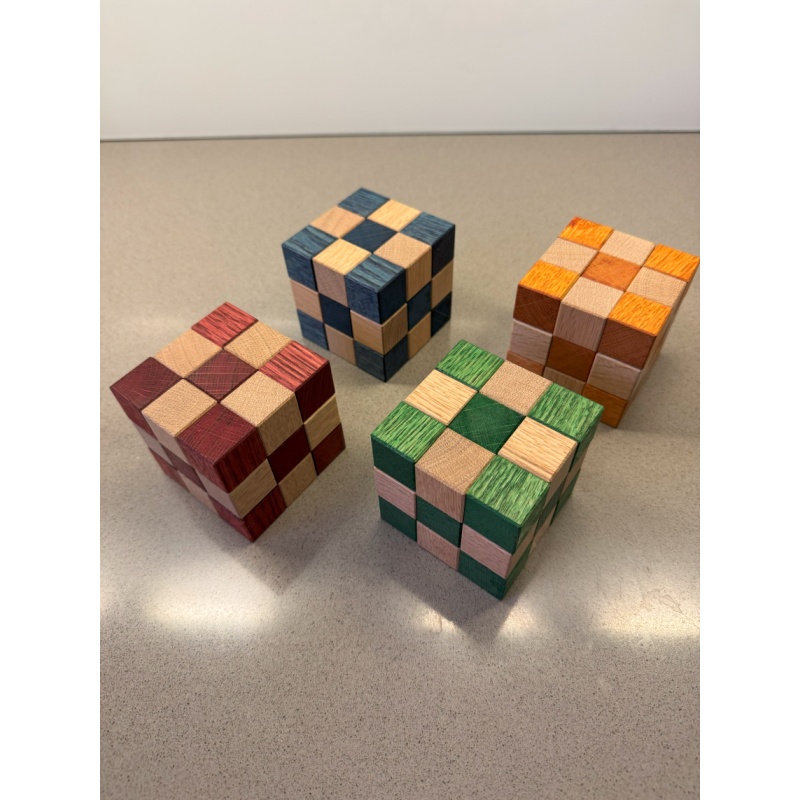 Checker Cube Set / Akio Kamei K-3-2 / 1999