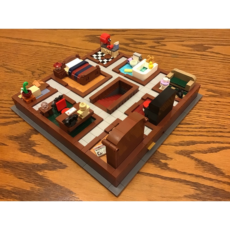 The Brick CLUE Puzzle Box [Classic Edition], by Plastic Blockbuster