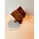 Four Piece Serially Interlocking Cube - Stewart Coffin Design #93 by John Devost