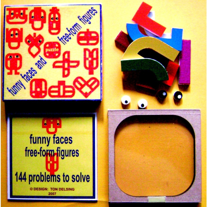 FUNNY FACES  AND FREE-FORM FIGURES (c) Ton Delsing