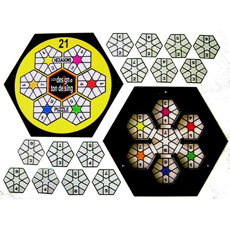 21 HEXAGONS (c) Ton Delsin