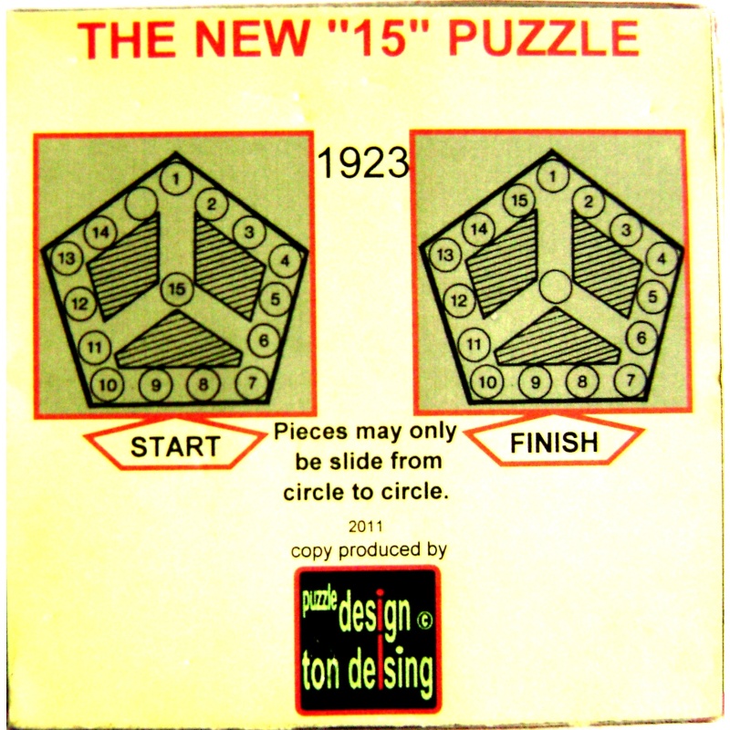 THE NEW 15 PUZLE 1923 British Manufature, Made in England