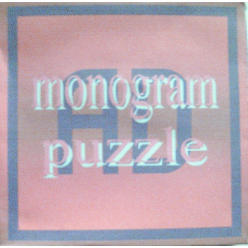 AD MONOGRAM PUZZLE (c) Ton Delsing