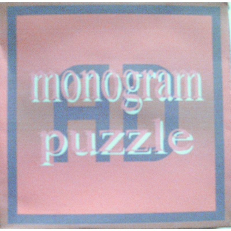 AD MONOGRAM PUZZLE (c) Ton Delsing