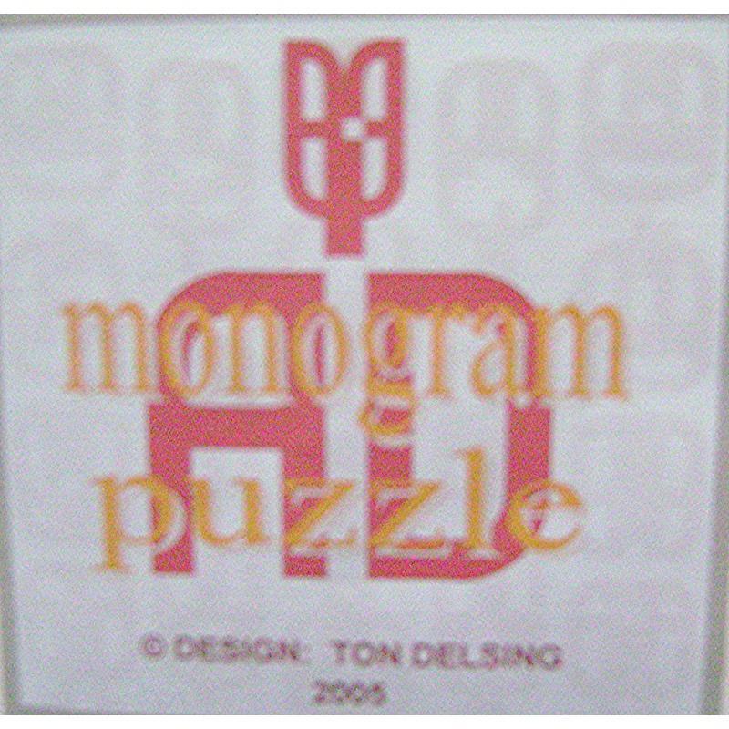 AD MONOGRAM PUZZLE (c) Ton Delsing