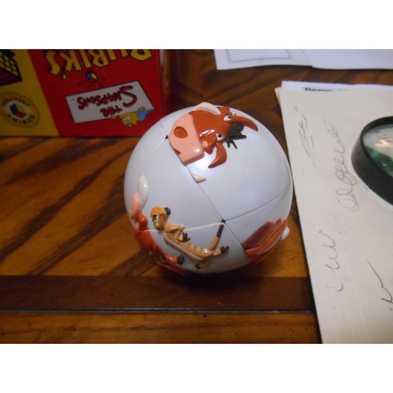 Three figural Rubik-style puzzles, Homer Simpson + 2 Disney