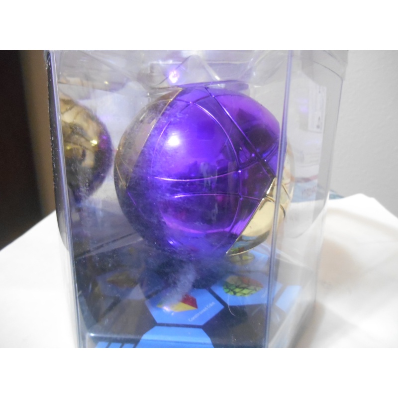 Traiphum Megaminx ball, Purple with gold end caps, Calvin