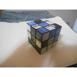 Microsoft advertising Rubik's cube.