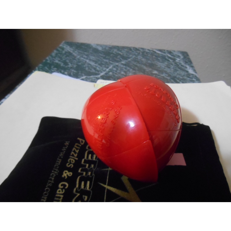 Golden Egg, red, large, Tony Fisher design, Meffert