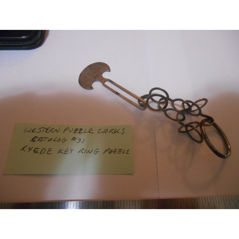 Ryede Key Ring puzzle ~1900