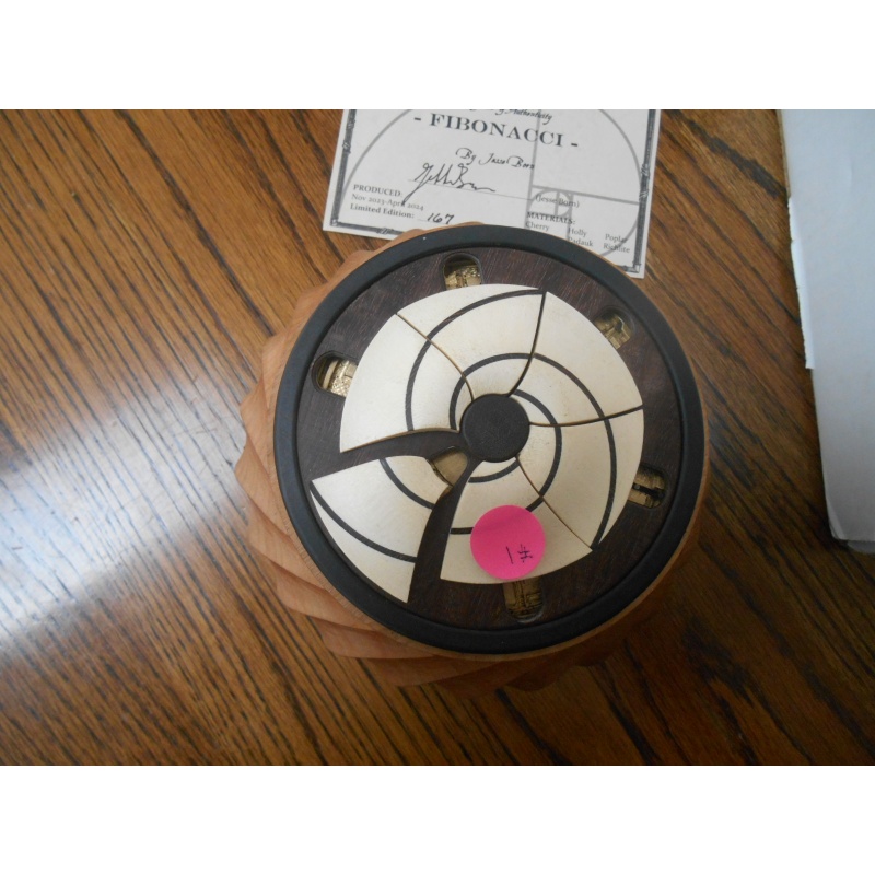 Fibonacci puzzle box by Jesse Born, #167