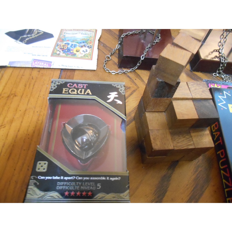 Eleven puzzle lot - Hanayama, B&P, Lagoon, etc.