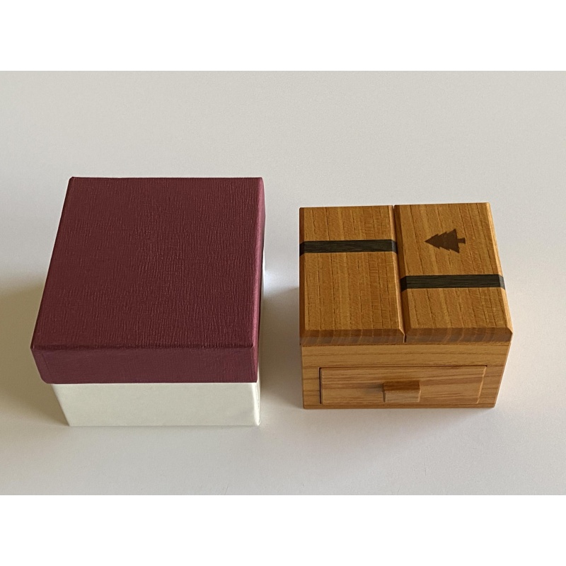 Drawer With A Tree Japanese Puzzle Box by Hiroshi Iwahara (NEW)