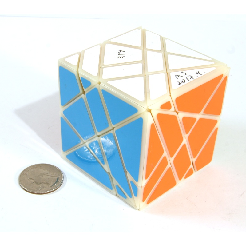AJ Lu - Duo Axis Cube (signed production piece, 2017)