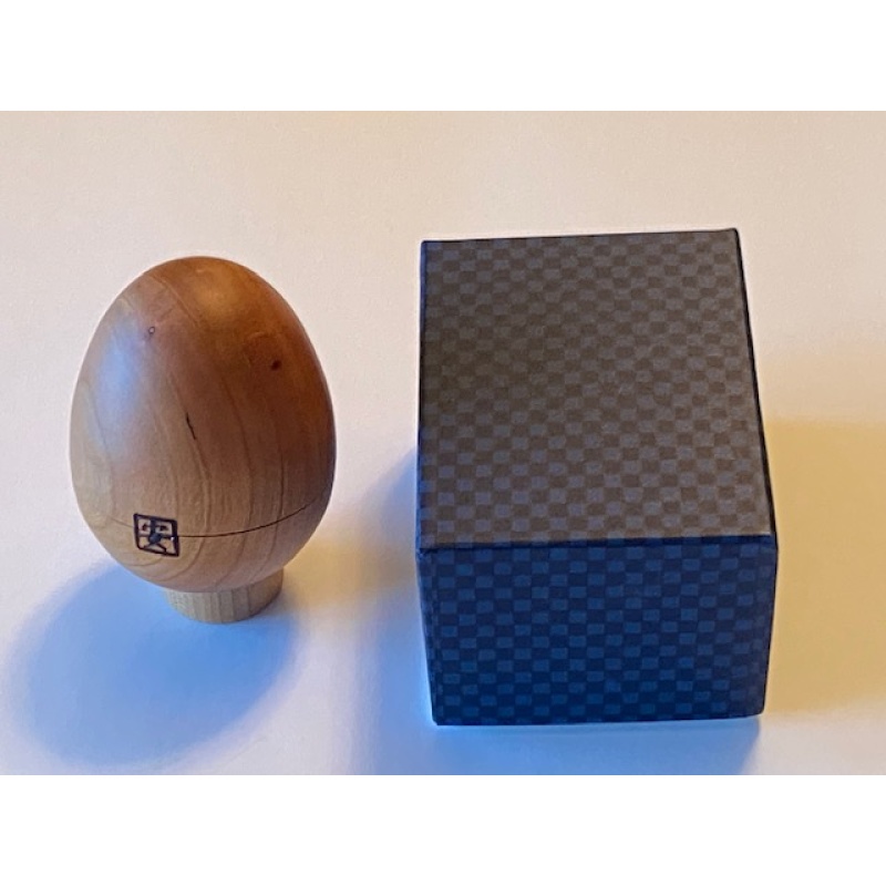 Egg Karakuri Puzzle Box by Akio Kamei