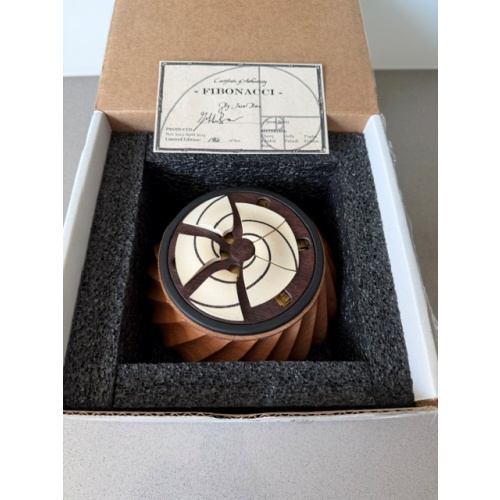 Fibonacci puzzle box by Jesse Born