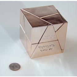 Meffert's Golden Cube - copper version