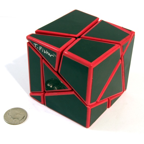 Tony Fisher - Golden Cube (cast version, black on red) (2013)