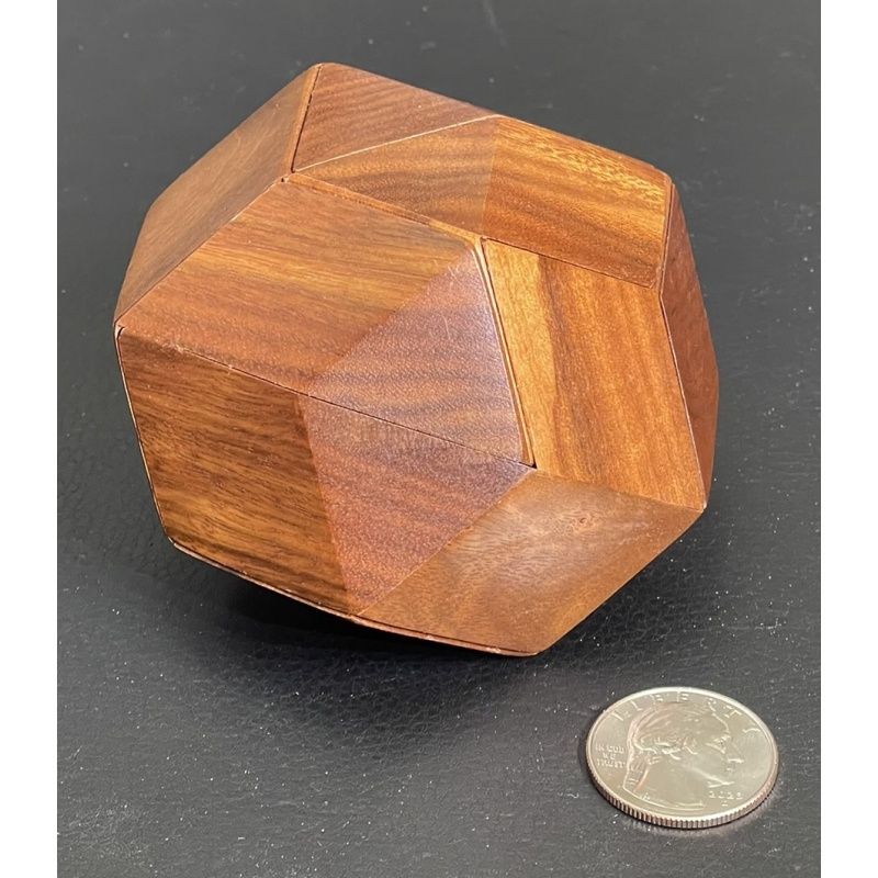 Golden Rhombic Icosahedron by Wayne Daniel