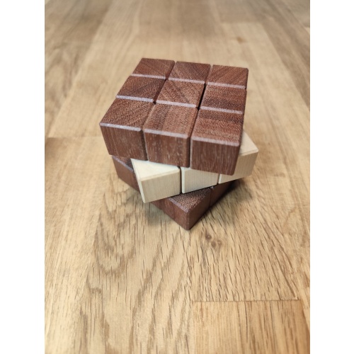 3x3x3 Twisted Cube - Lucie Pauwels made by Pelikan