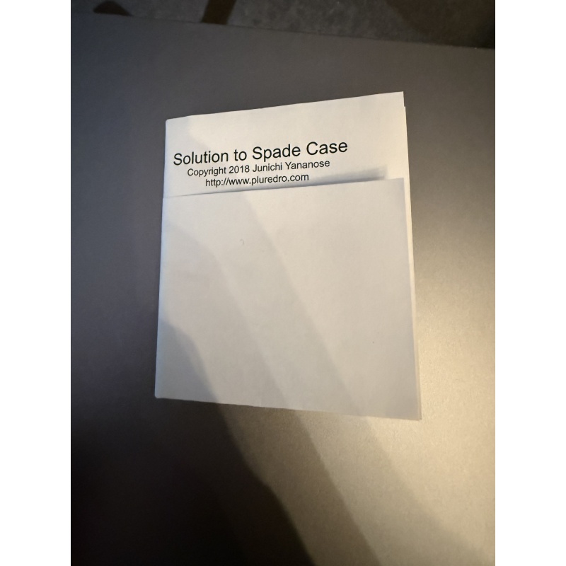 Spade Case - Junichi Yananose (Juno)